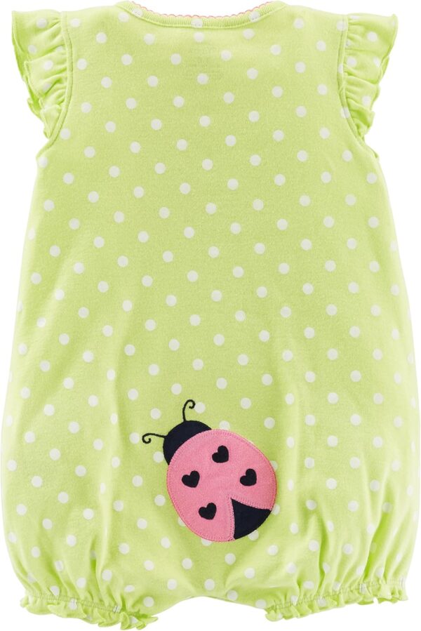 Simple Joys by Carter's baby-girls 3-pack Snap-up Rompers - Image 3