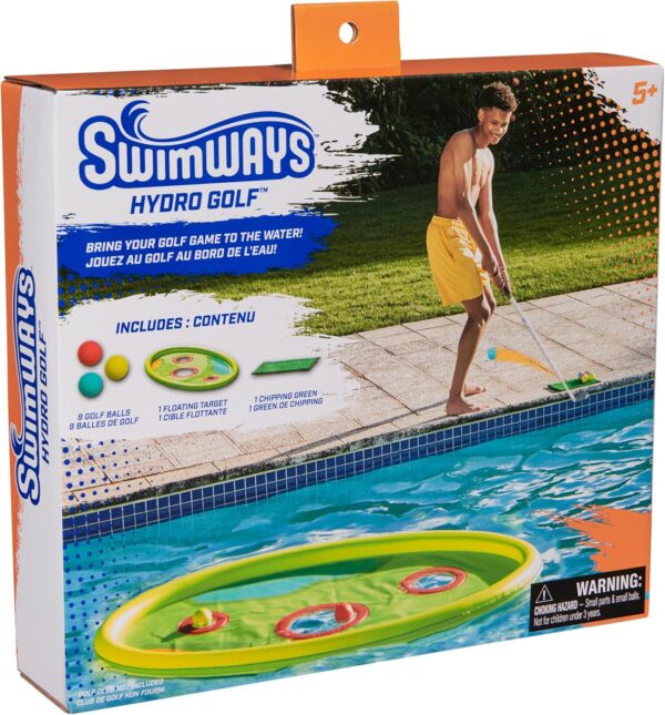 SwimWays Hydro Golf, Pool Toys for Kids and Adults, Floating Swimming Pool Game with Golf Balls and Chipping Green, Outdoor Toys for Kids Aged 5 & Up - Image 11