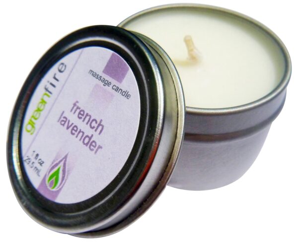 Greenfire All Natural Massage Oil Candle, French Lavender, Travel Size 1 Fluid Ounce - Image 3