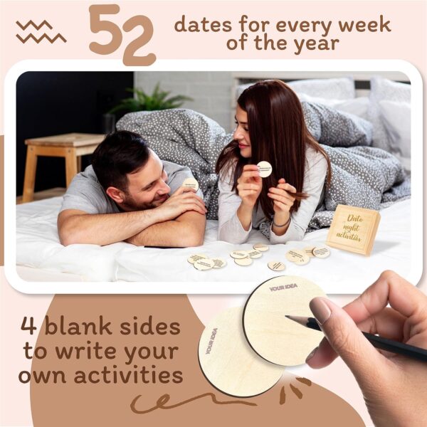 52 Couples Games Date Night Gifts - Fun Date Ideas Married Couple Gifts for Him and Her, Anniversary Wedding Gifts for Couples 2024, Date Night Games Activities, for Boyfriend - Image 6