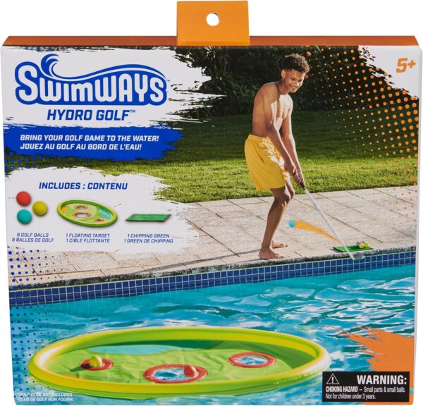 SwimWays Hydro Golf, Pool Toys for Kids and Adults, Floating Swimming Pool Game with Golf Balls and Chipping Green, Outdoor Toys for Kids Aged 5 & Up - Image 9