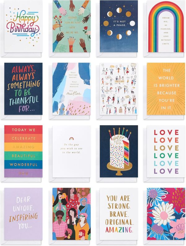 American Greetings Pride Cards, LGBTQ+ Bundle (32-Count) - Image 2